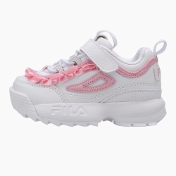 Fila Disrupter 2 Td Ruffle - Poikien Ahdonghwa Kengät - Valkoinen/Pinkki | FI-59418